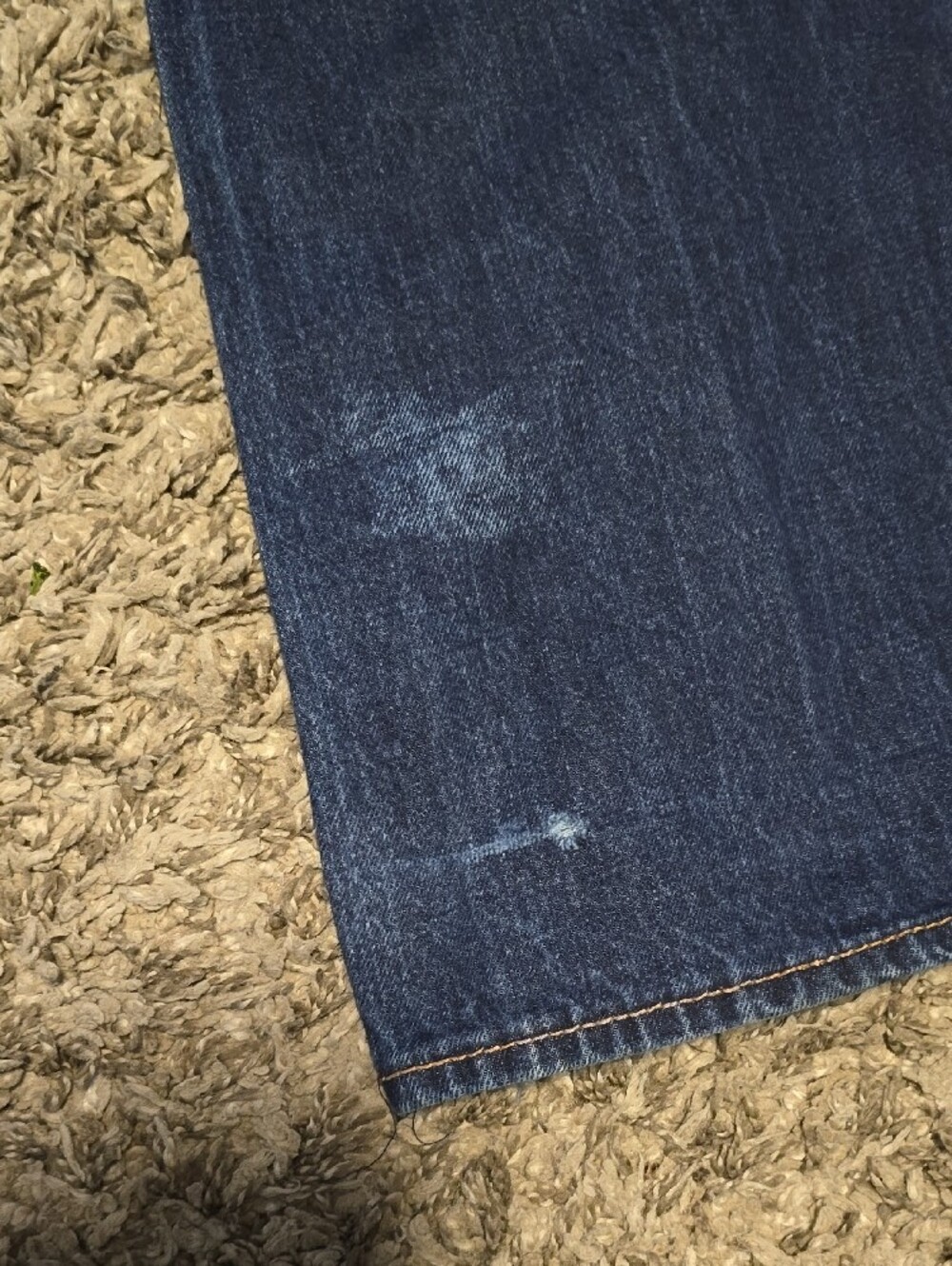 Men's Straight-Leg Red Monkey Jeans in Deep Blue - Picture 7 of 7